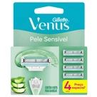 Lâminas Gillette Venus Sense - Carga com 4 Unidades