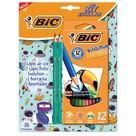 Kit Escolar Básico Bic - Lápis Colorido e Lápis Grafite