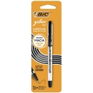 Caneta Gel BIC Stic Preta - 0,8mm - Embalagem com 1 Unidade