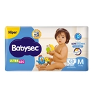 Fralda Babysec UltraSec M - 62 Unidades
