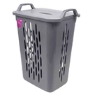 Cesto de Roupa Belgrado Cinza Chumbo - 45L