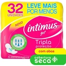 Absorvente Intimus® Tripla Proteção Seca C/Abas- 32 un