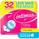 Absorvente Externo Intimus Tripla Proteção Suave c/Abas - 32 unidades