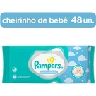Lenço Umedecido Cheirinho de Bebê Pampers 48un