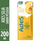 Bebida de Soja Sabor Pêssego Ades 200ml