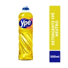 Lava-Louças Líquido Ypê Neutro - Amarelo - 500Ml - Rende Mais - Detergente