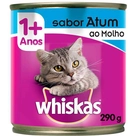 Alimento para Gatos sabor Atum ao Molho Whiskas Lata 290g