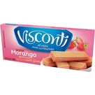 Biscoito Wafer Sabor Morango Visconti 120g