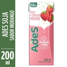 Bebida de Soja sabor Morango Ades 200ml