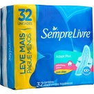 Absorvente Adapt Suave com Abas Sempre Livre 32un