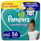 Fralda Descartável Infantil Confort Sec XXG Pampers 56 Unidades