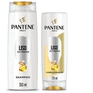 Shampoo 350ml + Condicionador Pantene Liso 175ml