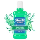 Solução Bucal Oral B Hortelã Leve 500ml e Pague 300ml
