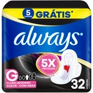 Absorvente Always Noites Tranquilas Suave com abas 32 Unidades