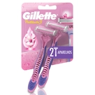 Aparelho Prestobarba Presto 3 Feminino 2un