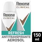 Antitranspirante Aerossol Refresh Clinical Rexona 150ml