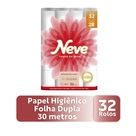 Papel Higiênico Neve Toque de Seda Folha Dupla Leve 32 Pague 28 30M