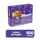 Lenço de Papel Folha Dupla Mimmo 100 Unidades