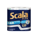 Papel Toalha Scala Plus 2 Rolo 120 Folhas