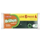 Esponja Multiuso Abrasiva Brilhus Leve 6 Pague 4