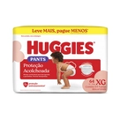 Fralda Descartável Infantil Supreme Care XG Huggies 64 Unidades