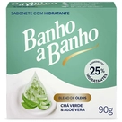 Sabonete em Barra Banho a Banho Chá Verde e Aloe Vera 90 g