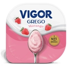 Iogurte Grego Morango e Baunilha Vigor 90g