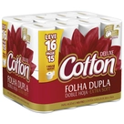 Papel Higiênico Folha Dupla Deluxe Cotton 30M Leve 16 Pague 15
