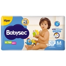 Fralda Babysec UltraSec M - 62 Unidades