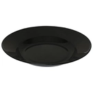 Prato Sobremesa Etilux Flare Preto 19cm