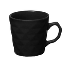 Caneca de Cerâmica Preta Drumy Etilux - 220ml