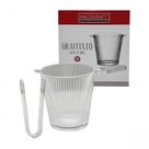 Balde de Gelo com Pegador de Vidro Etilux - 880ml