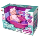 Boneca Milkinhas Petit Banho Milk com Banheira