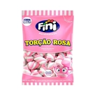 Marshmallow Fini Torção Rosa 250g - Delicioso e Macio