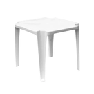 Mesa Plástica Branca 70x70cm - Libertyplast