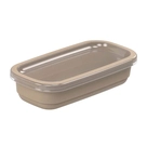 Pote Retangular Plasutil com Visor Lume - 600ml