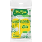 Canudo Biodegradável Flexível 6mm Individual Strawplast 100 Unidades