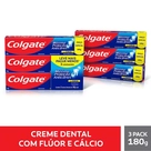 Creme Dental Colgate Máxima Proteção Anticáries 180g 3 unid com Desconto