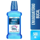 Enxaguante Bucal Zero Álcool Menta Refrescante Oral-B 100 Frasco 500ml