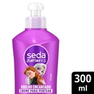 Creme para Pentear Infantil Frozen Seda Juntinhos Brilho Encantado Frasco 300ml 