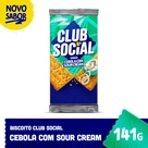 Biscoito Salgado Cebola com Sour Cream Club Social 141g