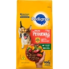 Alimento para Cães Adultos Raças Minis e Pequenas Sabor Carne e Vegetais Pedigree 900g