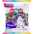 Confeito Miçanga Preto e Branco Cacau Foods 300g