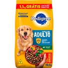 Alimento para Cães Adultos 12 Meses a 7 Anos Carne e Vegetais Pedigree Leve 10,1kg Pague 9kg