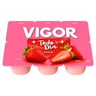 Bebida Láctea Fermentada Morango Todo Dia Vigor 510g 6 Unidades