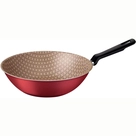 Wok em Alumínio Loreto Vermelho 28cm Tramontina