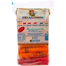 Geladinho Gelauzinho Sabor Frutas - Pacote com 40 Unidades