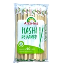 Hashi de Bambu Arco Iris 40 Pares
