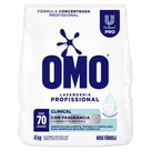 Lava Roupas em Pó OMO Clinical 4kg