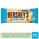 Barra de Chocolate Hershey's Cookies'n'Creme Chocolate Branco 77g